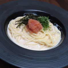 めんたいクリームクリームパスタ