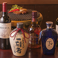 定番のお酒を多数ご用意！ボトルキープもできます！