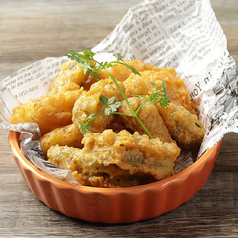 オクラと長芋のフリット