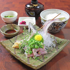 鯵たたき定食