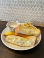 料理メニュー写真 【A】サービス…ドリンク代+150円でトースト・ゆで卵・サラダ・ヨーグルト・スープをサービス