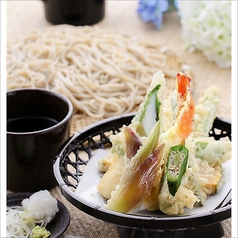 初夏の天ぷら付き十割せいろ蕎麦