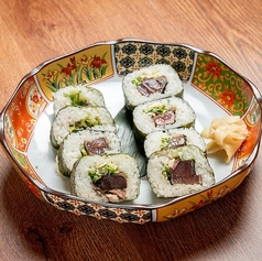 名物！鰹と鰤の宿毛巻き