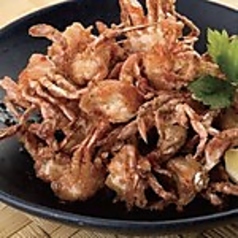 カニのカリカリ揚げ