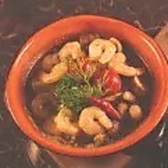 エビに恋するアヒージョ