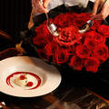 料理メニュー写真&nbsp;シークレットローズプレート(メッセージ対応可能)
