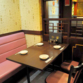4名様掛けテーブル席