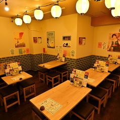 テーブル席は稼働式なので2名様～OK！！！