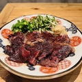 料理メニュー写真&nbsp;[鹿]蝦夷鹿モモ肉たたき