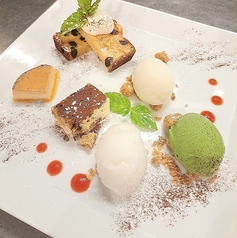 本格ドルチェで〆！盛り合わせで欲張りな楽しみを♪