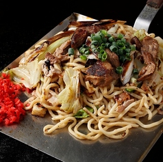 牛すじと深谷ネギの焼きそば　塩