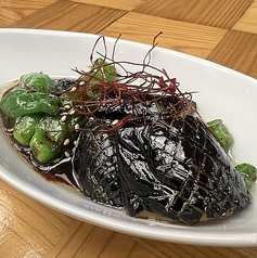 揚げナスとしし唐のうまから