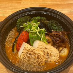 野菜じゃこ天スープカレー