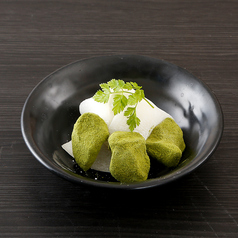 きたろまん小豆のクリーム大福と抹茶わらび餅