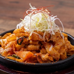 豚キムチ鉄板焼き