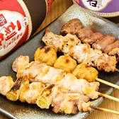 自慢の焼き鳥は遠赤外線効果の出る強火で！