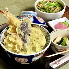 蕎麦　+天丼 (小)