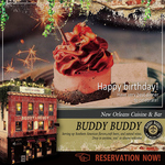 クーポンご利用でお誕生日・記念日のデザートプレートをプレゼントしております。