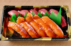 本鮪と生サーモンづくし 1人前