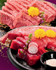 八景名物 佐賀牛と本鮪の食べ比べ