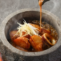 夏の厳選「真蛸」「佐土原茄子」「天然石　石鍋料理」