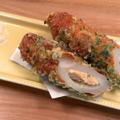 料理メニュー写真&nbsp;ちくわ納豆磯辺揚げ