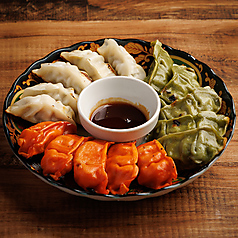 餃子　三点盛り