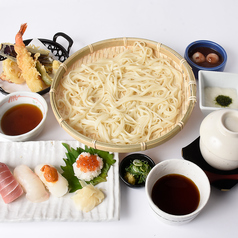 握り天ぷら稲庭うどん御膳