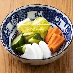 漬物の盛り合わせ