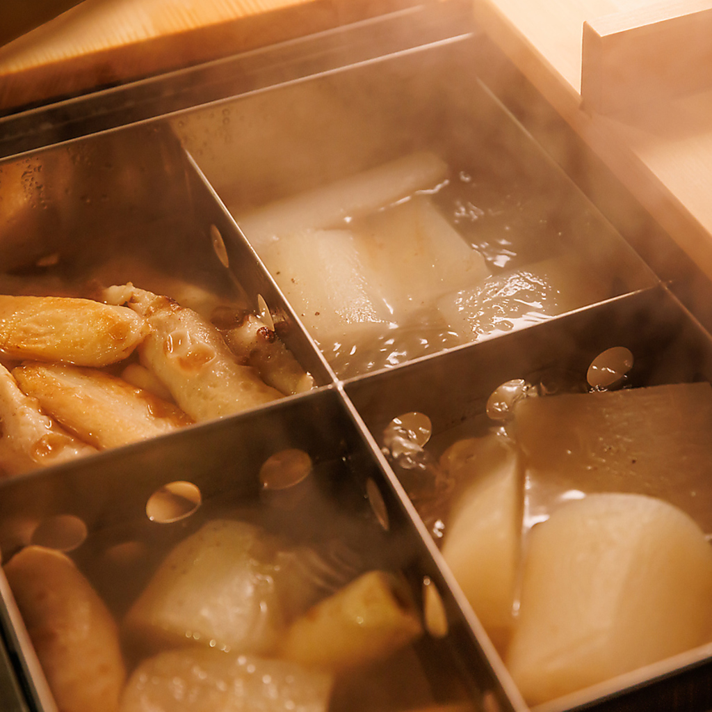 出汁がたっぷりあったかおでん
