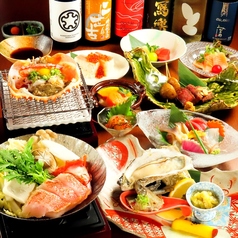 魚と肉と北海道 蔵 すすきののコース写真