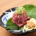料理メニュー写真&nbsp;馬肉のなめろう
