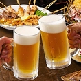 生ビールやハイボール、カクテル、サワー、ワインなど種類豊富な飲み放題プランをご用意。お料理に合わせて選べるドリンクが充実しています。仲間との飲み会や女子会、宴会にもぴったり。時間いっぱい心ゆくまでお楽しみください。