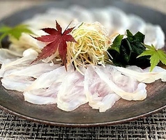 幻の高級魚キジハタの刺身