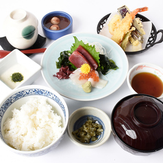刺身天ぷら御膳