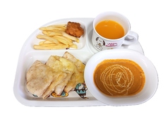 お子様チ－ズナンセット(チ－ズorマヨコーンチーズナン)