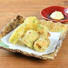 餅と竹輪の磯辺揚げ