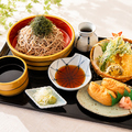 料理メニュー写真&nbsp;水無月の月替り和食膳天ざる蕎麦といなり寿司