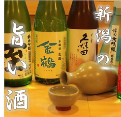 女将こだわりの「日本酒」旨い新潟のお酒