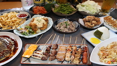 焼き鳥　食べ飲み放題　酒場　満満のコース写真