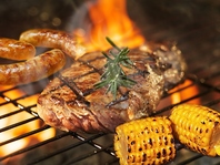 炭火で焼いたお肉は絶品♪