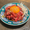 料理メニュー写真&nbsp;飛騨牛ユッケ