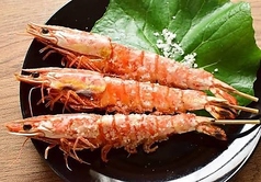 天使の海老の塩焼き