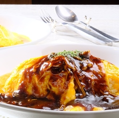 きのこたっぷりデミオムライス