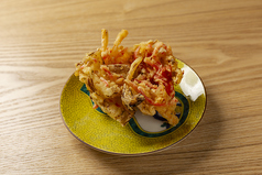 紅生姜と玉ねぎのかき揚げ