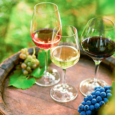 有機栽培のブドウを使ったワイン「ナチュラルワイン」（ナチュールワイン）は常時20～30種類ご用意。