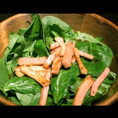 焼きベーコン＆ほうれん草サラダ