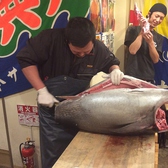 マグロ解体の職人がさばきます！間近で見られるのが気晴れ屋の魅力！限定30名！！予約ですぐに埋まっちゃうのでご予約はお早目に！