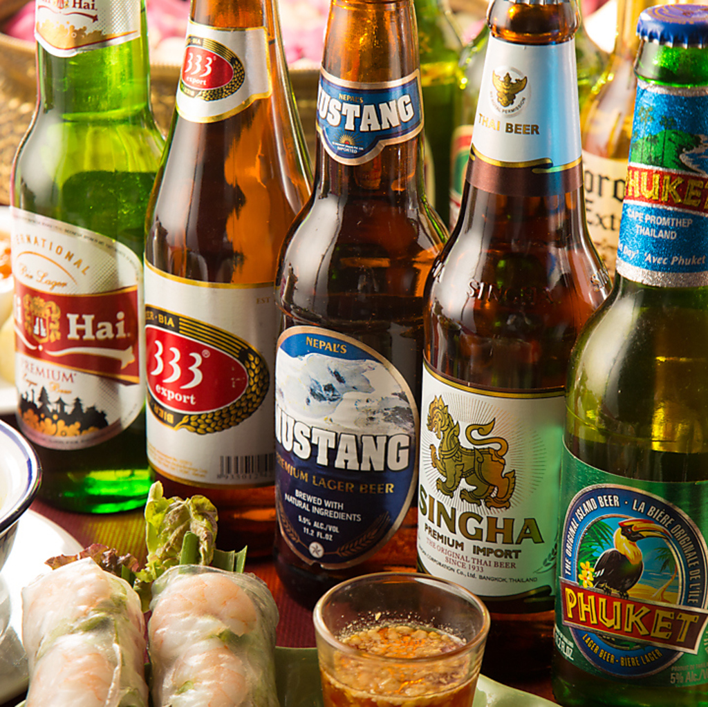 生ビール・スパークリング・人気のマンゴーヤン各種に超炭酸ハイボールなどドリンクメニューが充実！