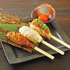 上州しゃもつくね串3種盛合せ